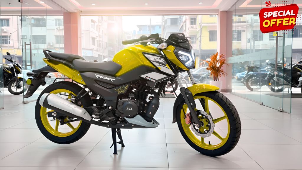 TVS Raider New Powerful Launched
